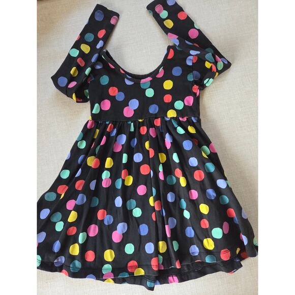 Hanna Andersson Black Confetti Skater Dress - Picture 8 of 8